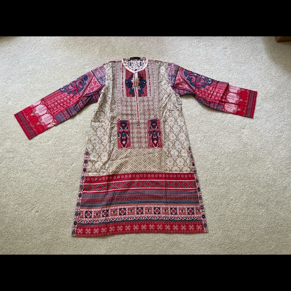 Limelight pret Pakistani shalwar kameez Eid party dress size Med beautiful lawn - Picture 3 of 8